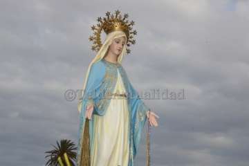 Misa y procesión religiosa en Caserones Bajos y Cendro (Foto TA)